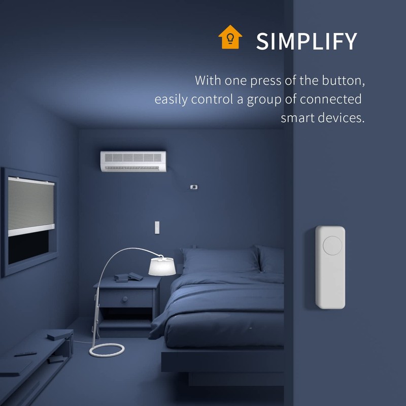 THIRDREALITY ZigBee Smart Button 2 Pack, 3-Way Remote Control, Require