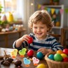 Lanhuiddup 4Pack Easter Jumping Chick Wind-up with Wings,Egg Hunt for