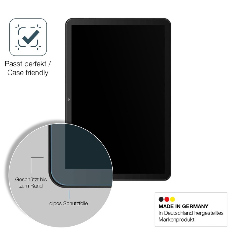 dipos I 2x Screen Protector 9H Matte Compatible with Aiwa