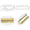 OVSAL Solid Brass Lap Steel Guitar Nut & Saddle Set,