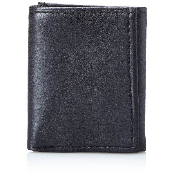 Leather Children's Wallet - Style mw825 (Black)