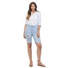 Judy Blue Bermudas de talle alto para mujer, Azul/claro, M