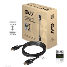Club3D CAC-1373 Ultra High Speed HDMI Certified Cable 4K 120Hz 8K 60Hz (with DSC 1.2, 3 Meter/9,84 Feet Black, Male-Male