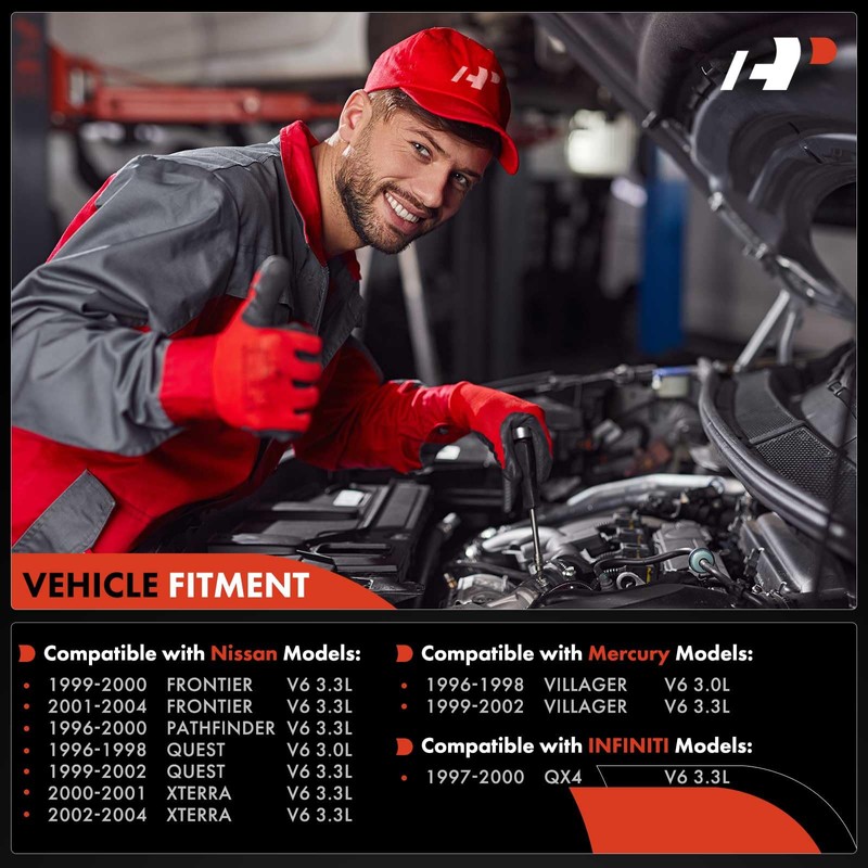 A-Premium Set of 6 Fuel Injectors Compatible with Nissan Frontier