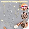 HINFHI 20 Pieces Of Waist-Hugging Pin, Ele And Simple Pin,