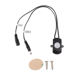 PIR Motion Detector Switch 120 Degree Angle Mini Infrared Auto Switch Detector for LED Strip Security System DC 6‑24V