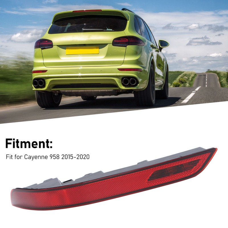 Rear Bumper Reflector Lights Tail Lower Fog Light Lamps for