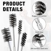 4 Pcs Wire Brush for Drill Stainless Steel Bore Brushes