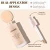 UCANBE Base de maquillaje y corrector 2 en 1, cobertura