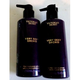 Victoria's Secret 2PCS Victoria's Secret Very Sexy Fragrance ORCHID BODY LOTION 8.4 FL.OZ