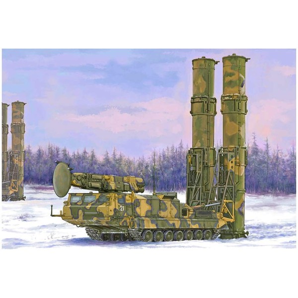 Trumpeter 09518 1/35 Army of The Russian Federation S-300V 9A82 Gladiator Ground to Air Missile System Plastic Model