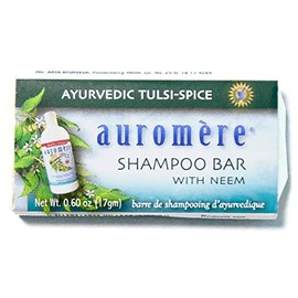 Auromere Ayurvedic Shampoo Bar - Eco Friendly, Vegan, Handmade, Natural, Non GMO, All in One Bar, 1 pack