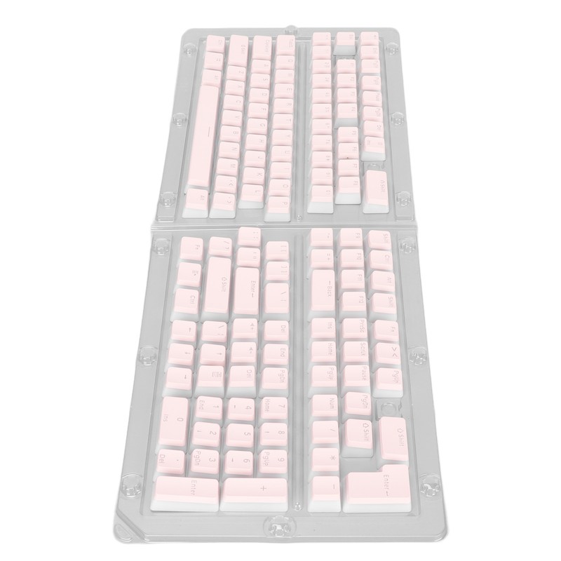 Keyboard Keycaps 129 Keys Pudding Transparent OEM Height PBT Two
