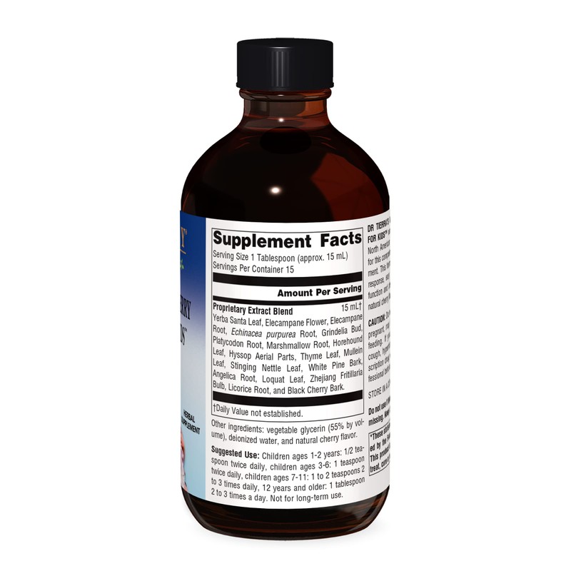 Planetary HerbalsWIld Cherry Bark Syrup for Kids - 8 Ounces