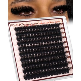 Fluffy Lash Clusters 300D D Curl 12-16mm Soft Band Volume Eyelash Clusters