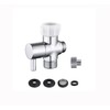 Walkinginrain Bidet T Adapter With Shut off Valve,3 Way T