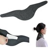Dark Gray Neck Supporter with Cairo Pocket, Cold Protection, Neck