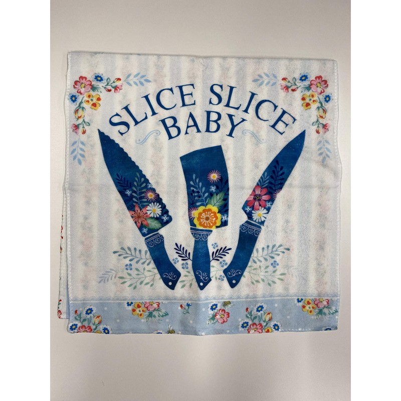 Cook Shop 207030015 Slice Baby Tea Towels, Polyester, Pale Blue