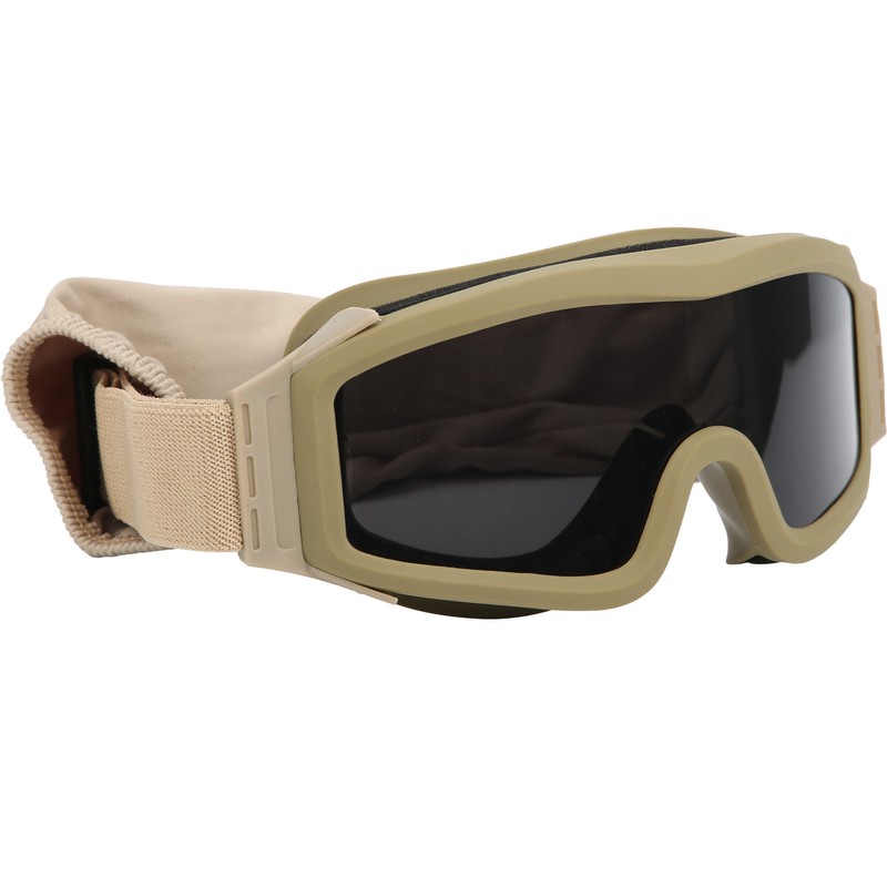 Tactics DustProof Protective Glasses Impact Resistant AntiExplosion Military Goggles(Verre gris