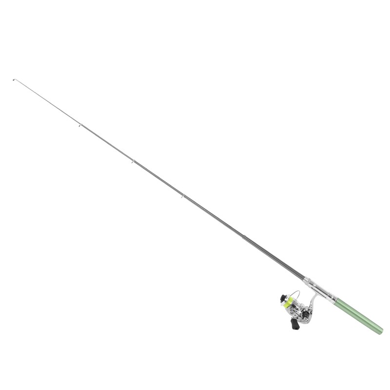Portable Mini Pen Shape Fishing Rod Pole Pocket Retractable Fishing