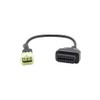 Baceyong 1 x Motorcycle OBD 6 Pin Adapter Cable 6