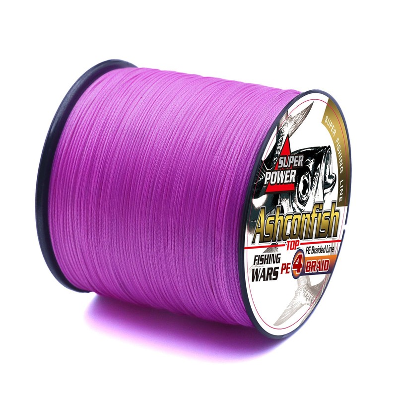 Ashconfish PE Line Colorfast 4 Strands Fishing Line Army Green