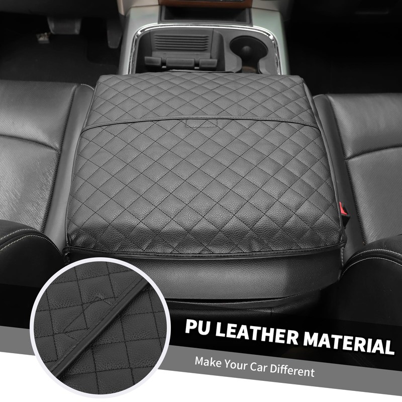 Jimen for Ram Armrest Cover, Car Center Console Cushion Pad