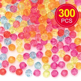 Baker Ross AT857 Crystal Bead Craft Pack, Arts and Crafts and Jewellery Making (Pack of 300 Pieces)