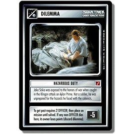 Decipher Star Trek CCG 1E BOG Blaze of Glory Hazardous Duty GC7