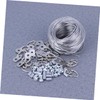 TEHAUX 20sets Cable Hanging Hook Kit with Picture Frame Hangers