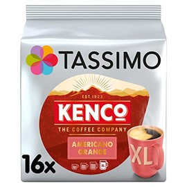 TASSIMO Kenco café tostado medio 16 T discos (Pack de 5, total 80 T discos)