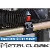 Metalcloak Steering Stabilizer Billet Mount, Fits Updated 1.625" (1 5/8")