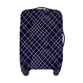 Adorila Travel Luggage Cover Suitcase Protector, Washable Suitcase Cover Fits 18-20 Inch, Diagonal Lattice, S