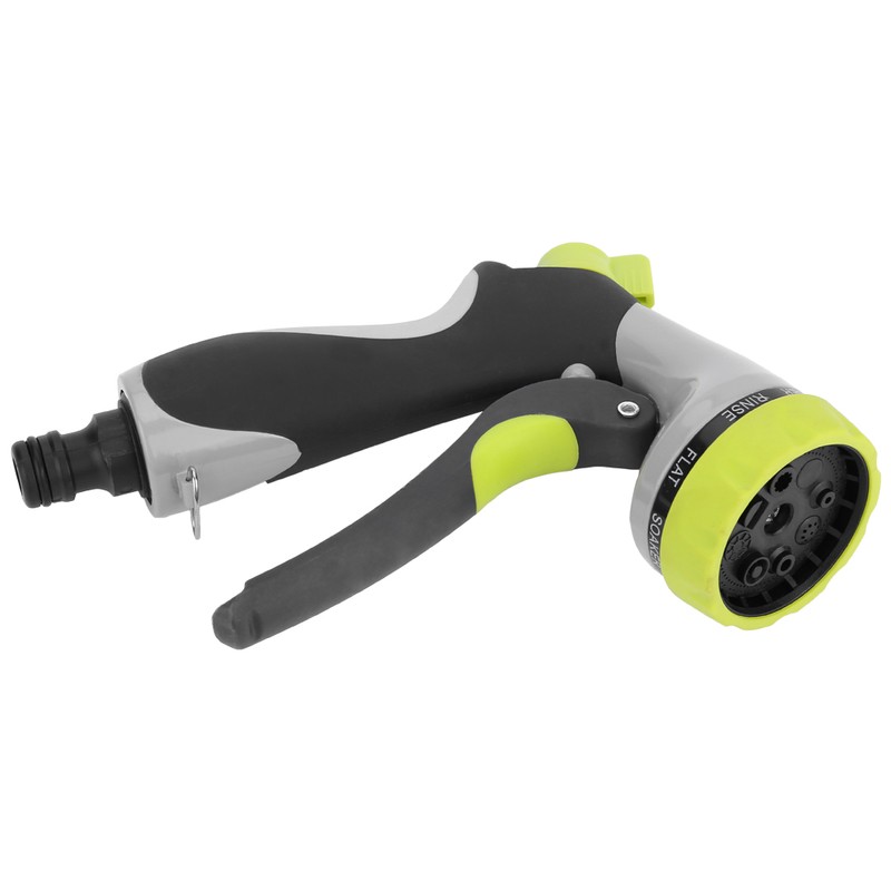 8 Patterns High Pressure Water Gun Head Hose Sprayer For