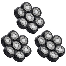 7 Head Shaver Replacement Heads，Head shavers for many brands bald men replacement blades，Shaver Blade Heads Replacement for Electric Razor for Men (3 Pack)