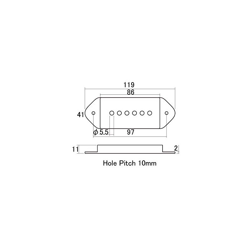 SCUD ピックアップカバー、ドッグイヤー アイボリー PC-TVI