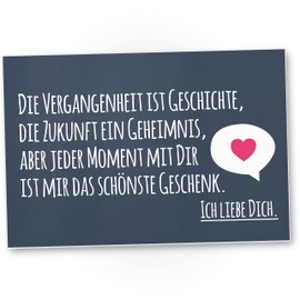 DankeDir! Ich liebe Dich Schild 30 x 20 cm Liebesbeweis - süßes Geschenk Freund die Freundin Geschenkidee Jubiläum Sie Ihn Geburtstagsgeschenk Partnerin Partner