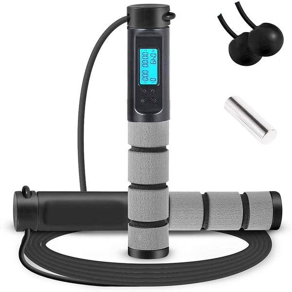 Jump Rope Digital Weighted Handle Workout Jumping Rope for Training
