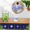 Alipis Portable Tea Sets Rotating Ceramic Teapot Tea Pot Cup