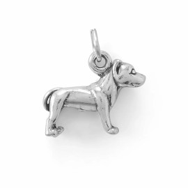 Unbranded Sterling Silver Wet Nose Kisses! American Staffordshire Charm