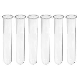 DECHOUS 6Pcs Clear Test Tubes for Plant 6 Inch Propagation Glass Tube Vases