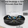 Elevated Plant Saucer 5P, 10.5 Inch Round Pot Tray with