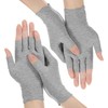 1 Pair Cotton Fingerless Gloves, Fingerless Moisturising Eczema Gloves