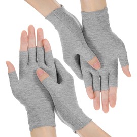 1 Pair Cotton Fingerless Gloves, Fingerless Moisturising Eczema Gloves
