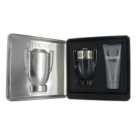Paco Rabanne Invictus 2 Piece Gift Set for Men (Eau de Toilette Spray, All Over Shampoo)