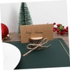 TOVINANNA 20 Sets Rustic Tree Stump Card Holders with Jute