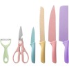 Kitchen Colorful Kitchen Knife Set 6 PCS, Colored Knives Set