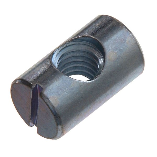Pack of 4 Furniture Barrel Nut M6 x 14mm Bolt