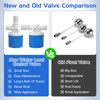 1/2" Top Inlet Water Float Valve, 2 Pack Automatic Water