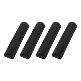 Strap Covers For Mask Headgear Satin 4 Pack Black